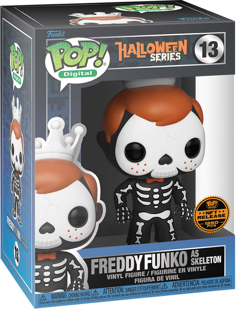 Funko Pop Digital Freddy Funko en squelette