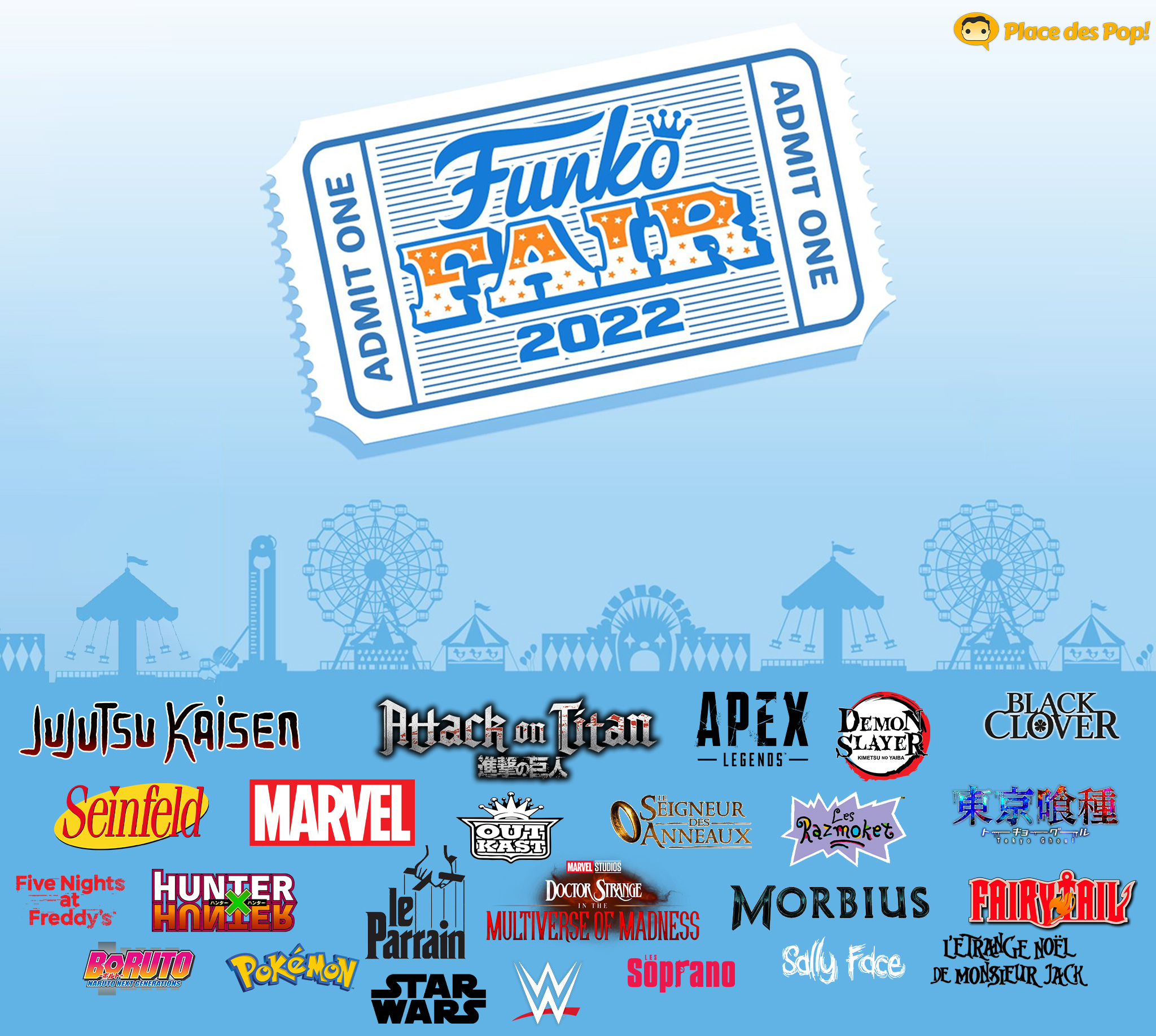 Funko Fair 2022 : Figurines Pop Exclusives