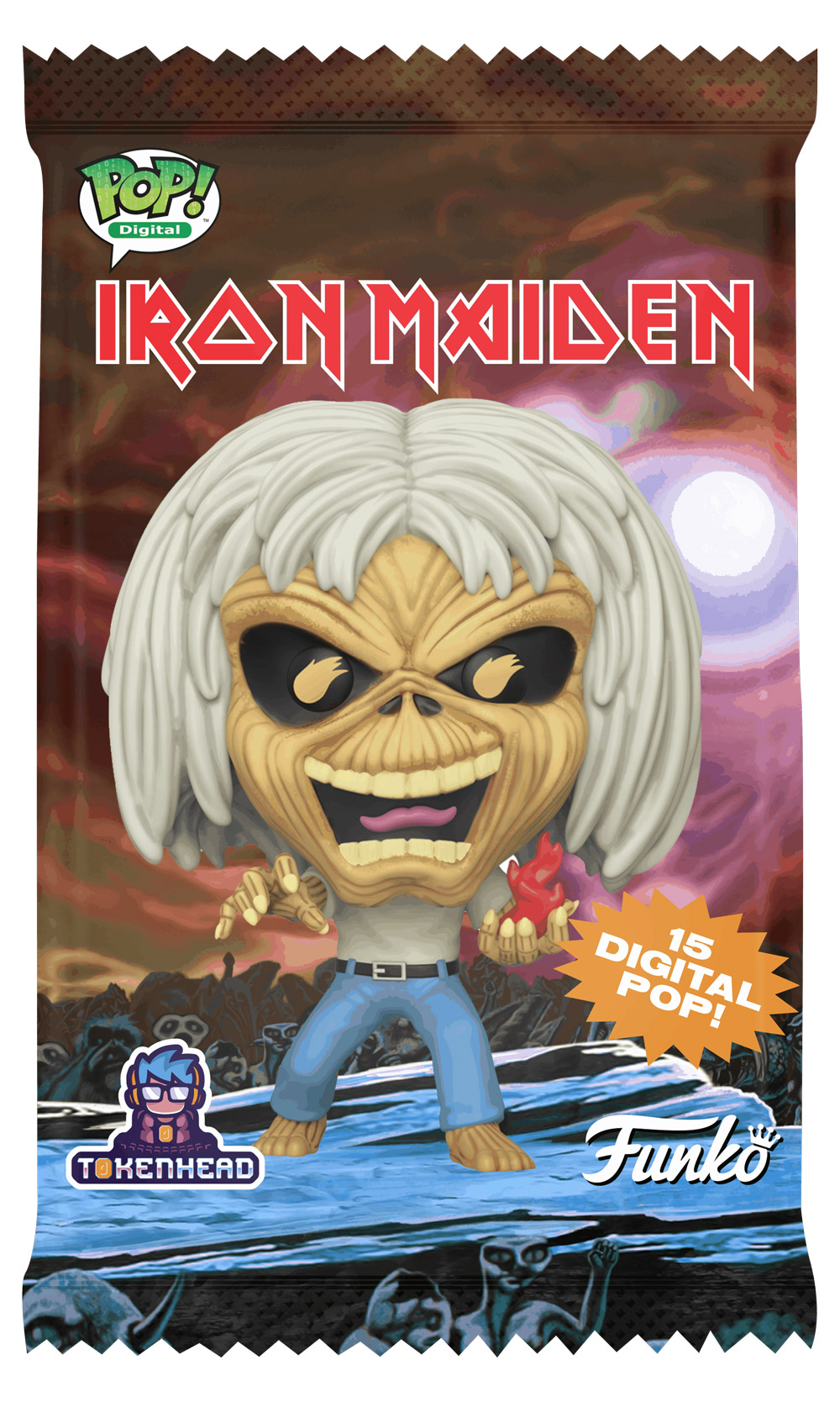 Funko Pop Digital - WAX NFT - Iron Maiden SERIE 1