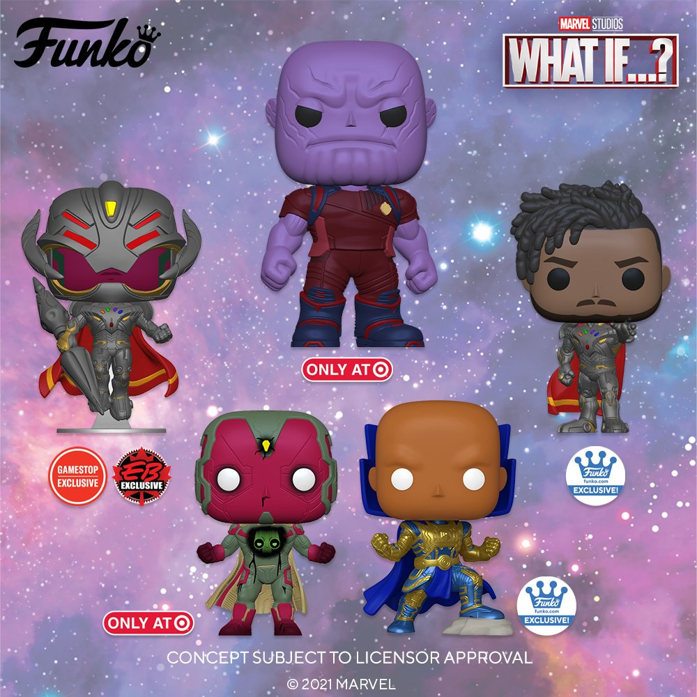 Funko Pop Marvel What If..? Les Figurines Pop de l'Épisode Final