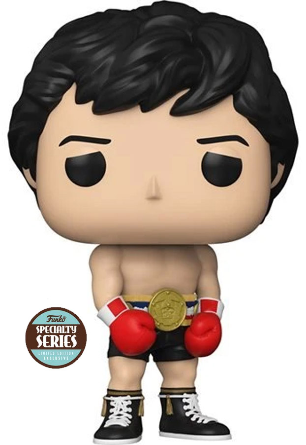 Funko Pop Rocky : Rocky Balboa avec ceinture  - Réf Funko 60330 - Specialty Series