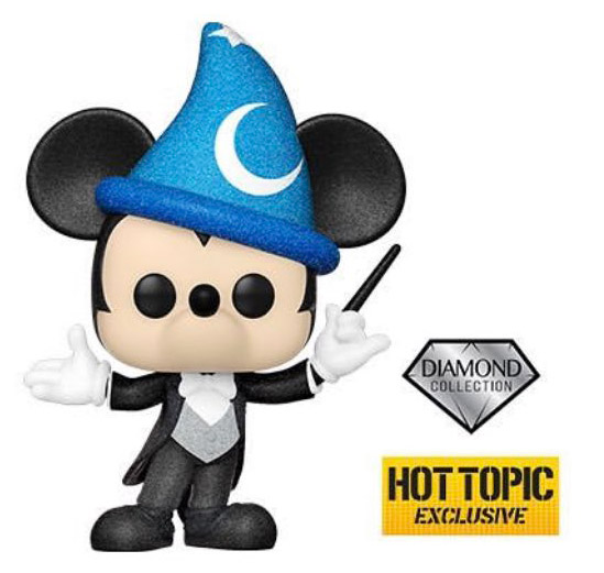 Funko Pop Walt Disney World : Philharmagic Mickey Mouse - Diamant- Réf Funko 61834 - Hot Topic